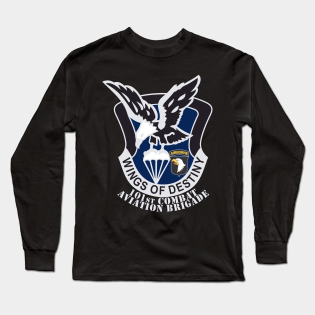 101st Combat Aviation Brigade Long Sleeve T-Shirt by MBK